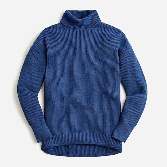 J. Crew Sweaters - NEW J. Crew Ribbed cotton-cashmere relaxed turtleneck sweater
Item BB427